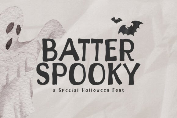 Batter Spooky: A Modern Display Font for Editorial Design