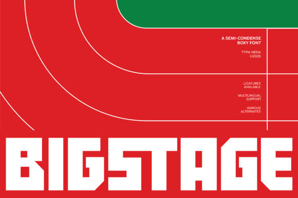 Bigstage Typeface: The Bold Font for Modern Business Branding