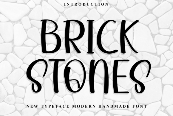 Brick Stones: A Creative Display Font for Warm Digital Experiences