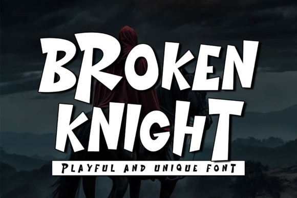 Broken Knight: A Minimal Display Font for Modern Digital Projects