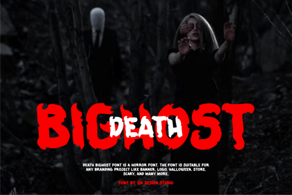 Death Bighost: The Menacing Display Font for Bold Digital Projects