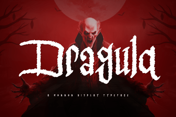 Dragula: The Ultimate Horror Display Font for Crafters