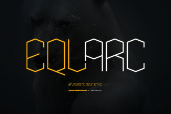 Eqlarc 1: A Bold Geometric Typeface for Modern Editorial Design