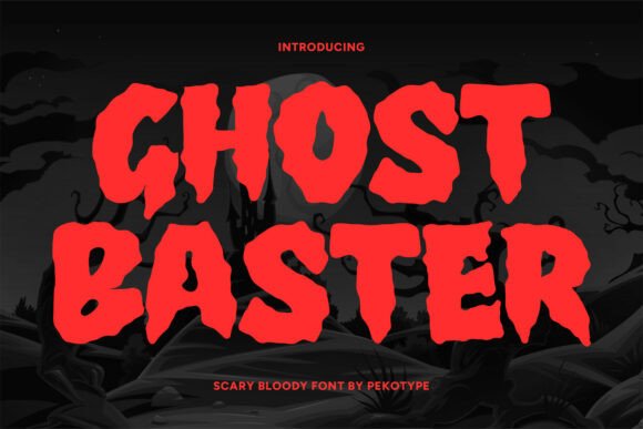 Ghost Baster: The Spooky Display Font for Bold Craft Projects