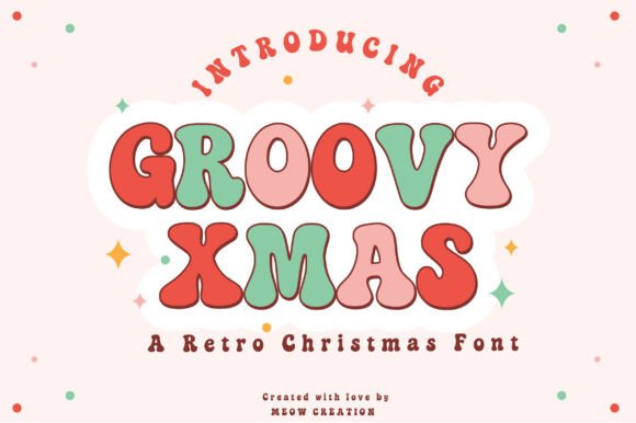 Groovy Xmas: The Retro Christmas Font for Bold Holiday Web Design