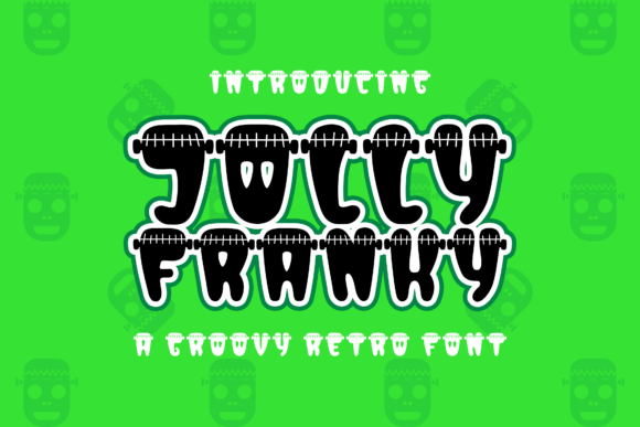 Jolly Franky: The Ultimate Retro Halloween Display Font
