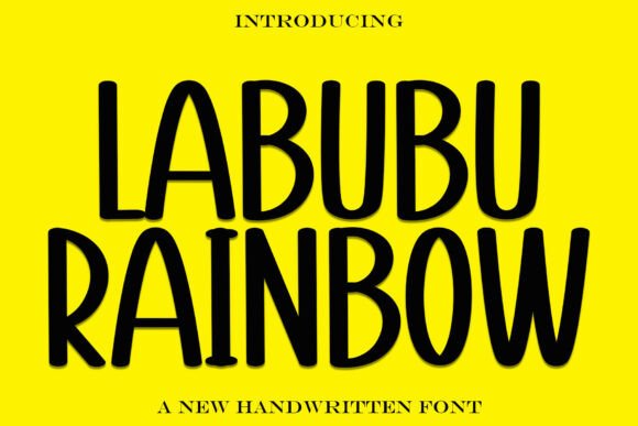 Labuburainbow: The Handwritten Display Typeface for Scroll-Stopping Campaigns