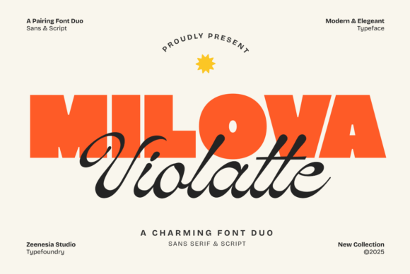 Milova Violatte: The Perfect Font for Handmade Branding