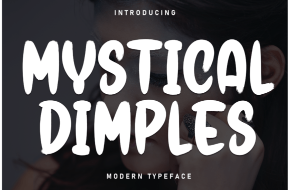 Mystical Dimples: The Perfect Display Font for Editorial Design