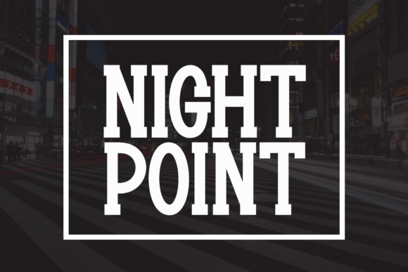 Night Point: The Casual Display Font for Modern Web Design
