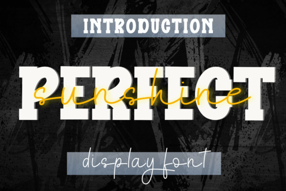Perfect Sunshine Font for Warm Brand Identity