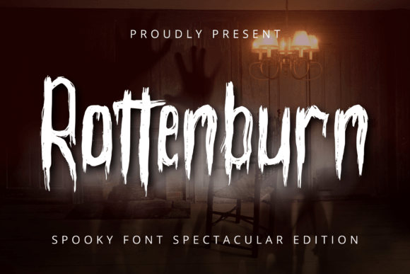 Rottenburn: The Scary Display Font for Chilling Campaigns