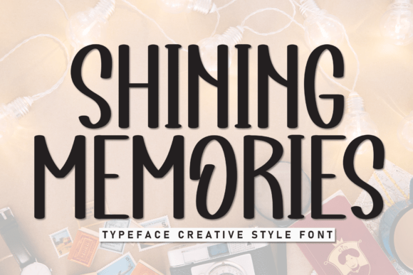 Shining Memories: A Friendly Display Font for Modern Branding