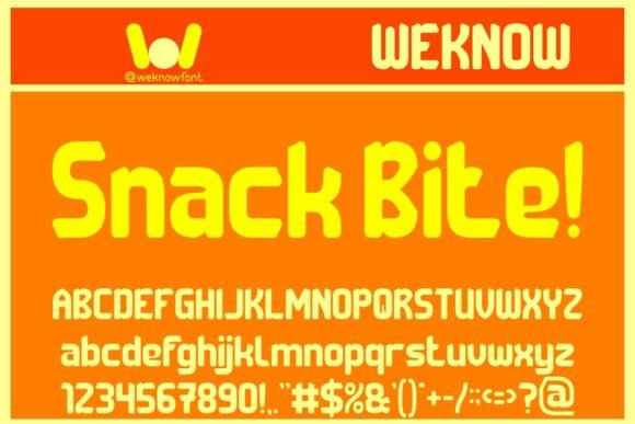 Snack Bite Font Review: A Vintage-Futuristic Typeface for Bold Branding