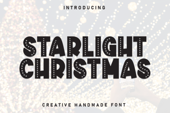 Starlight Christmas: A Display Font for Editorial Design