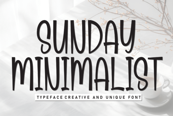 Sunday Minimalist: A Casual Display Font for Friendly Branding