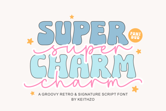 Super Charm: A Vintage-Modern Typeface for Editorial Design