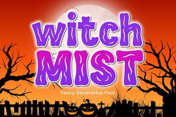 Witchmist: A Spooky-Cute Display Font for Bold Branding