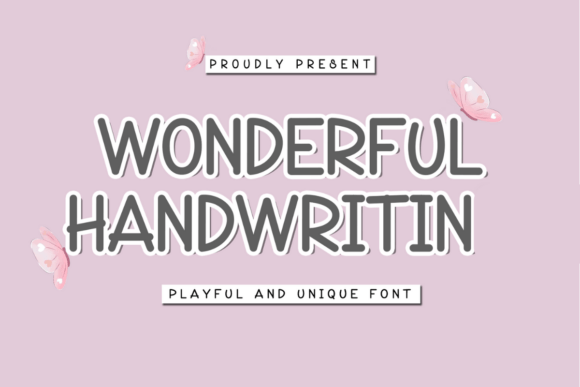 Wonderful Handwritin: The Perfect Display Font for Creative Makers